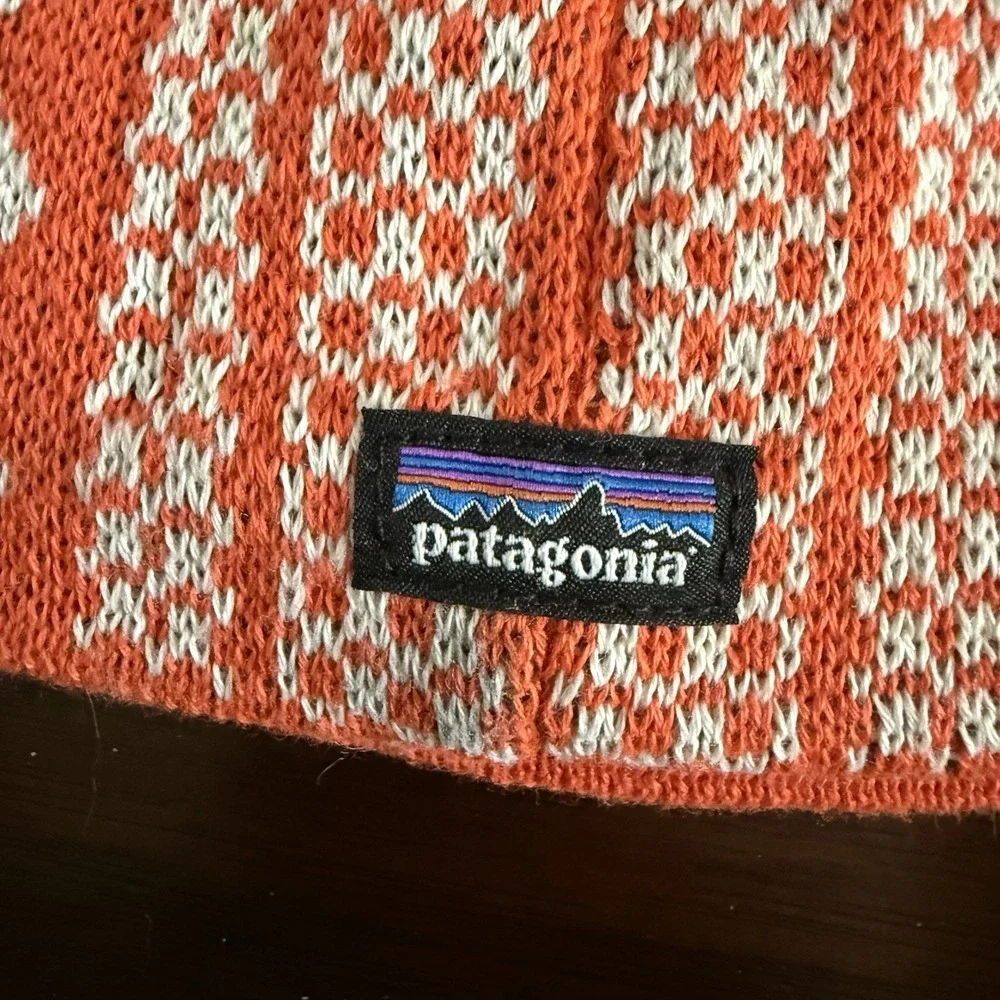 Patagonia Hat Beanie 6-12m Baby Animal Friends Fox Hat Outdoor Winter NWT